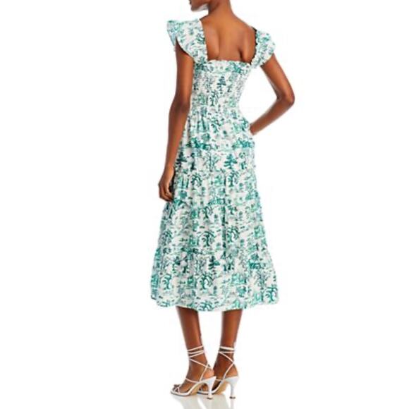 Hill House Home Ellie Nap Midi Dress in Ski Chalet Size Small - Picture 2 of 10